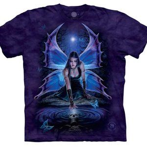 Fairy Immortal Flight Elf Butterfly Wings Magic Purple The Mountain Shirt 4X-5X